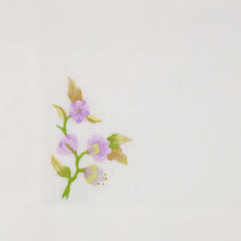 Load image into Gallery viewer, Lilac Flower & Butterfly Tea Napkin - Set of 2