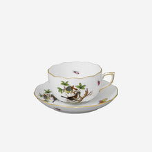 Load image into Gallery viewer, Rothschild Bird Teacup & Saucer - Set of 6