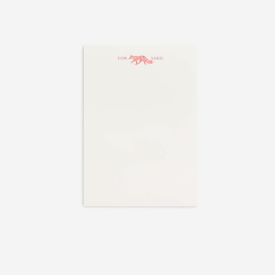 Busy Bee Well Fox Sake Notepad