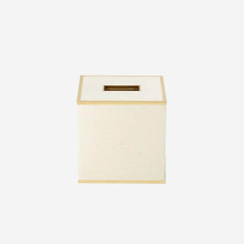 Load image into Gallery viewer, Classic Shagreen Tissue Box Cover - Cream