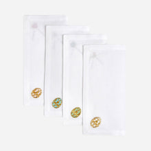 Load image into Gallery viewer, Sweet Surprise Embroidered Cocktail Napkin - Set of Four