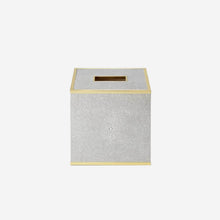 Load image into Gallery viewer, Classic Shagreen Tissue Box Cover - Dove