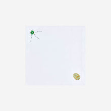 Load image into Gallery viewer, Sweet Surprise Embroidered Cocktail Napkin - Set of Four