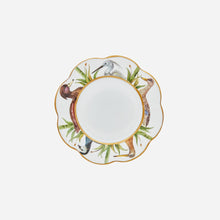 Load image into Gallery viewer, Oiseaux et Bamboo Dessert Plate