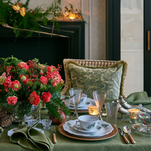 Load image into Gallery viewer, Olive Linen Sateen Tablecloth