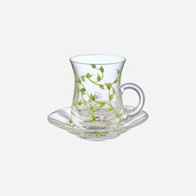 Load image into Gallery viewer, Dewdrop Espresso Cup & Saucer