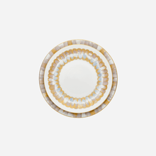 Load image into Gallery viewer, Parure Dinner Plate Blush & Aqua
