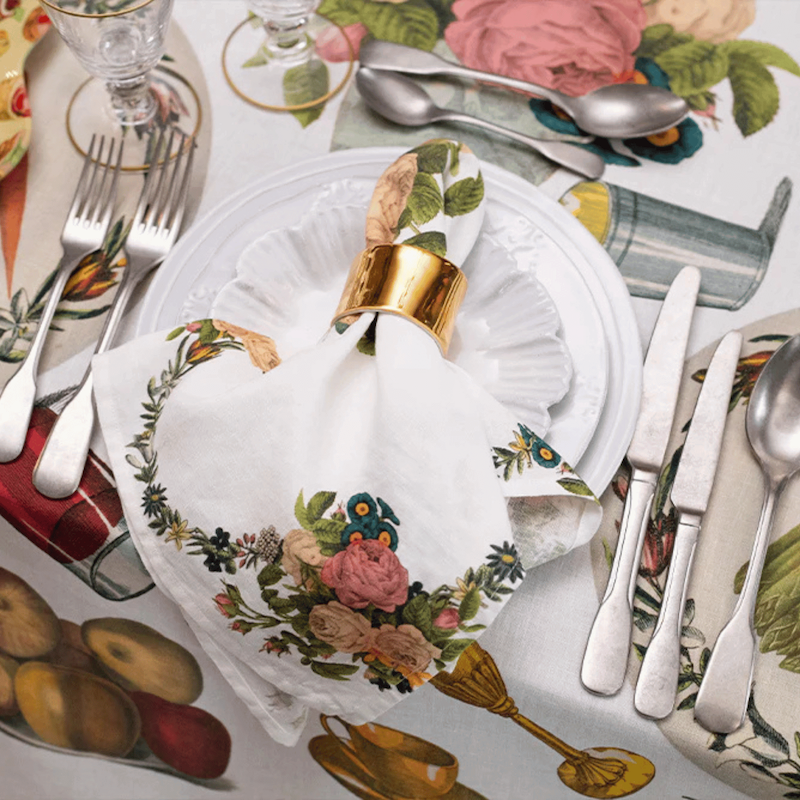 Summerill & Bishop Feast Linen Napkin