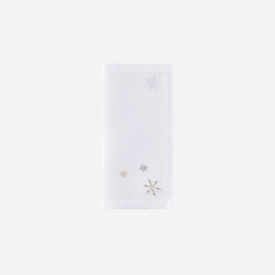 Bonadea Snowflake Cocktail Napkin