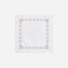 Load image into Gallery viewer, Margarita Hemstitch Gold Tea Napkin