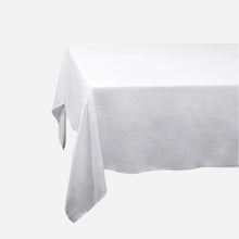 Load image into Gallery viewer, White Linen Sateen Tablecloth