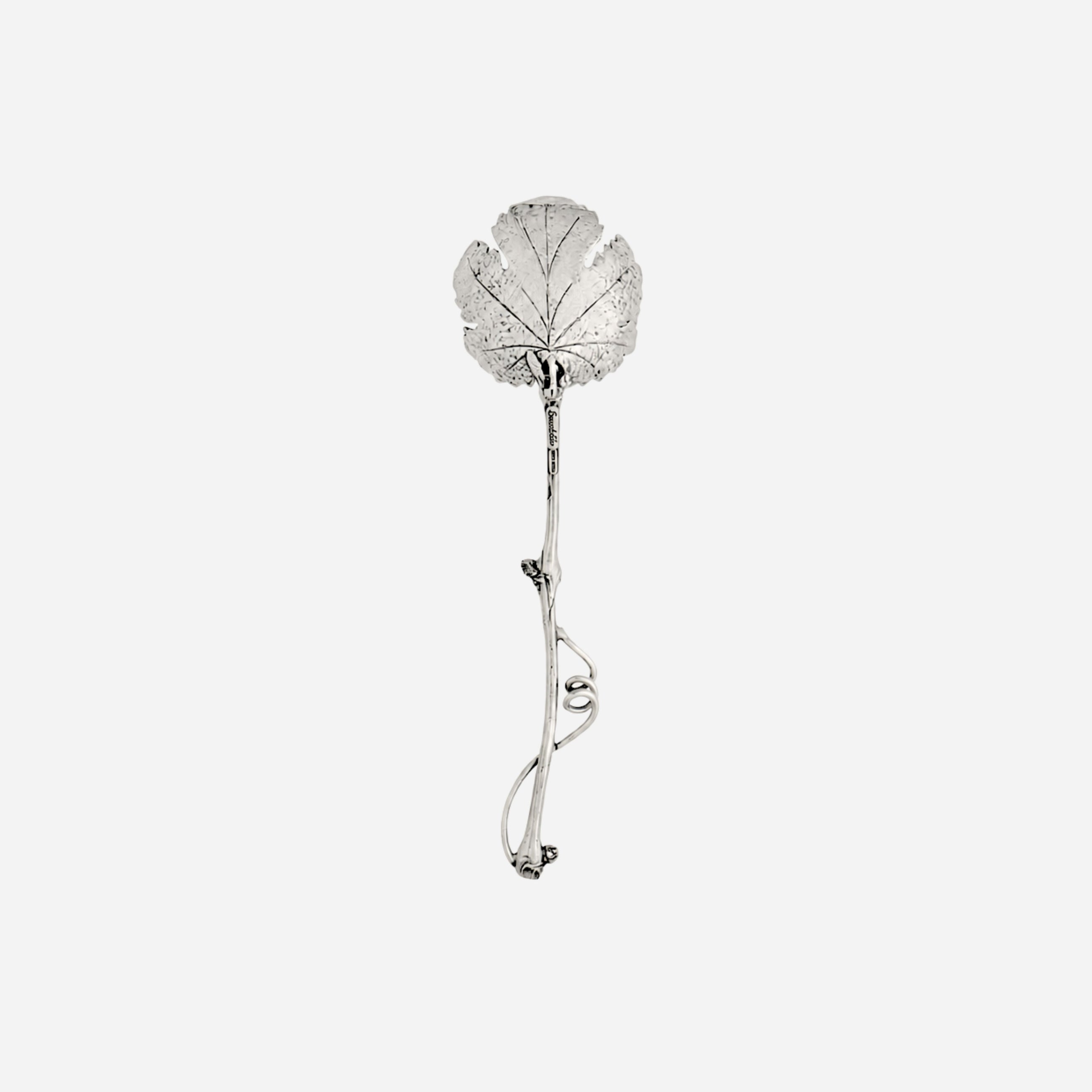 Antique Silver Vine Leaf Spoon
