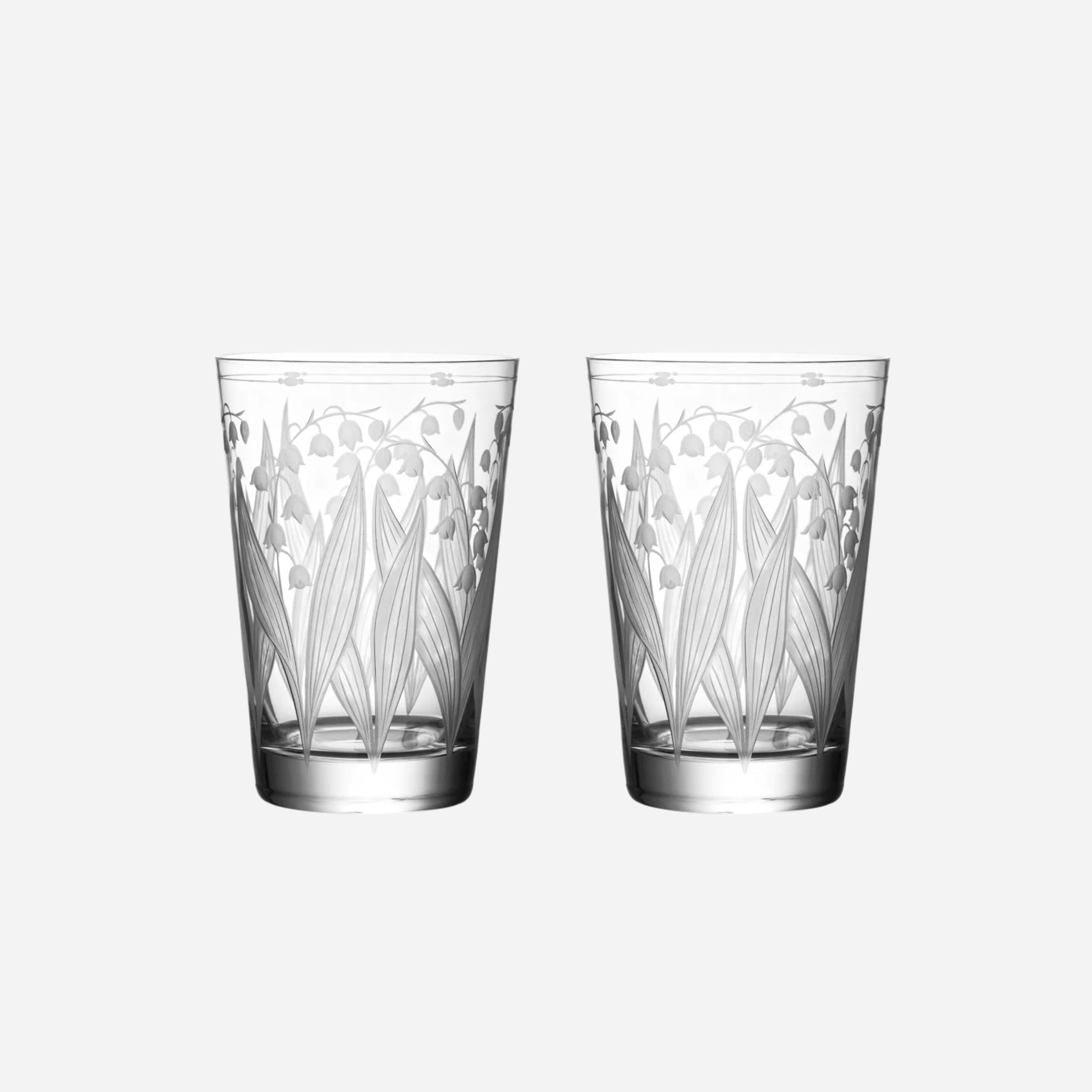 Lily of the Valley Large Tumbler - Set of 2