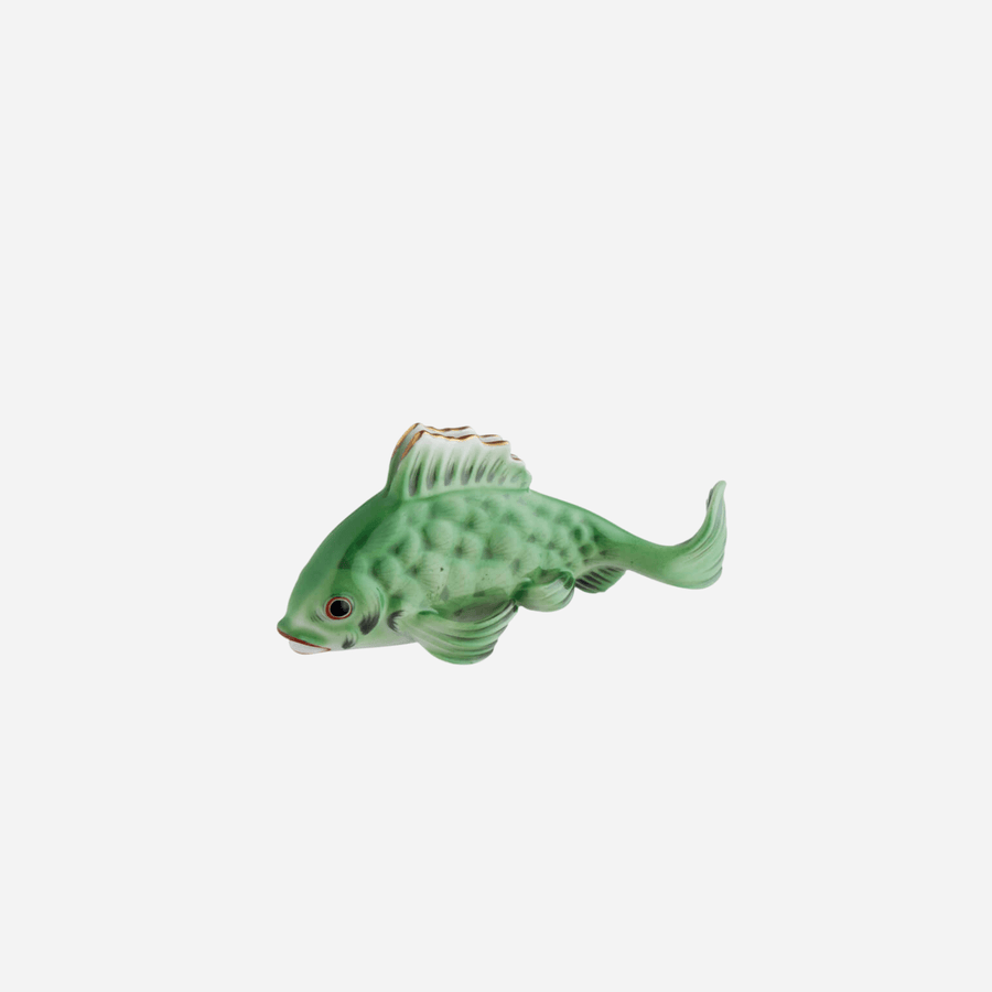 Augarten Wien 1718 Hand-painted Fish Place Card Holder