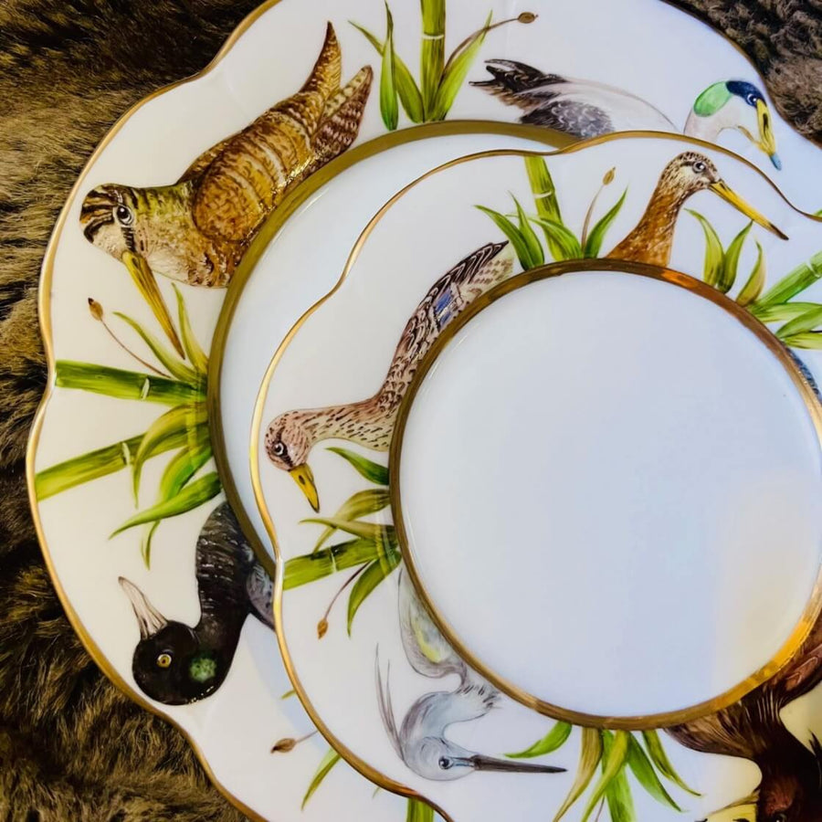 Bonadea Oiseaux et Bamboo Dinner Plate