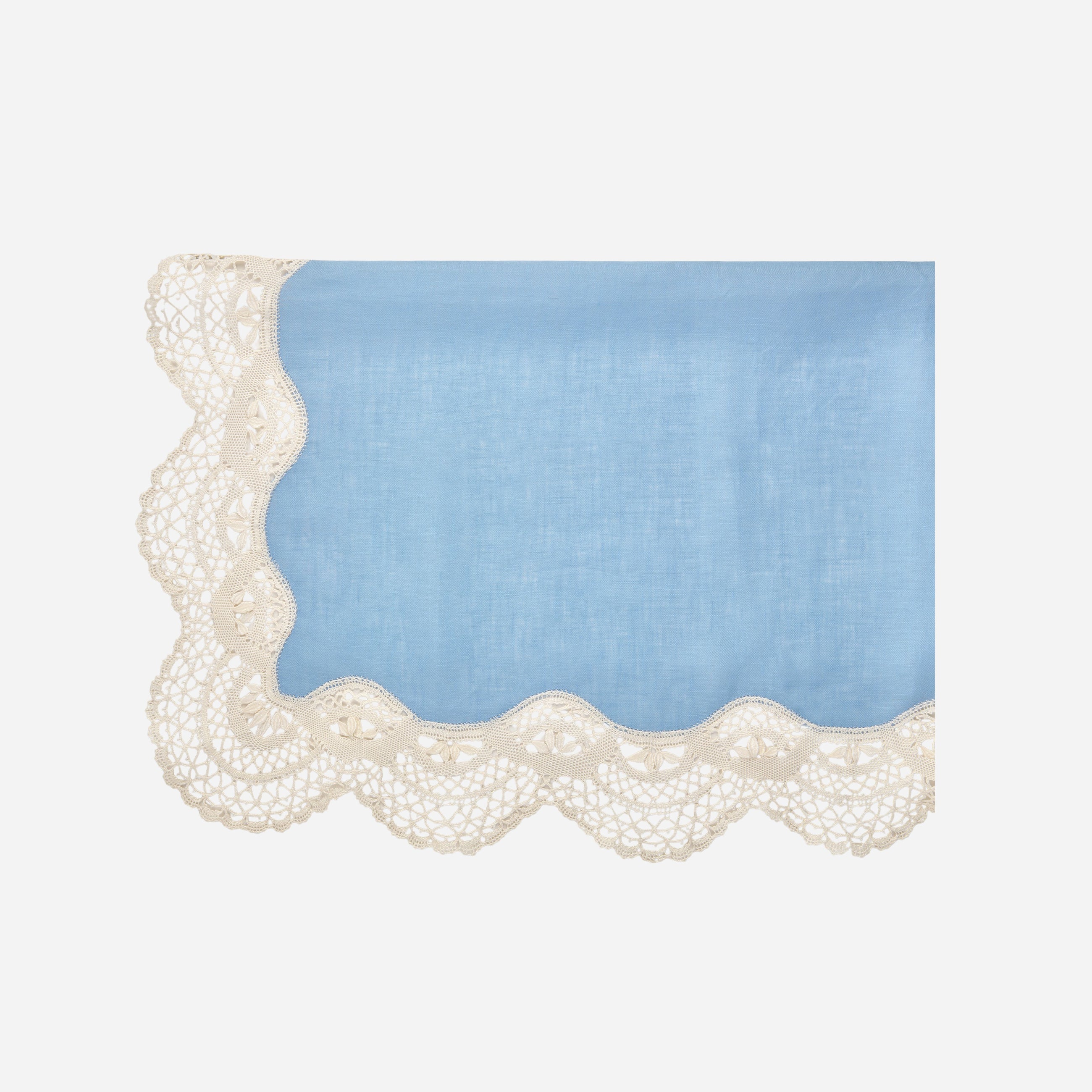 Camariñas Blue Tablecloth & Napkin Set