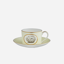 Load image into Gallery viewer, Egg & Feather Teacup & Saucer