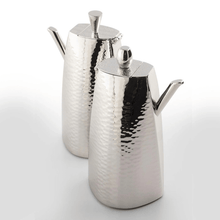 Load image into Gallery viewer, Eyes Silver Plated Oil & Vinegar Bottle Set