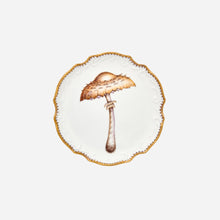 Load image into Gallery viewer, Forest Forage Scalloped Appetiser Plate - Set of 4