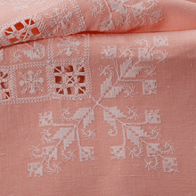 Load image into Gallery viewer, Hand-Embroidered Tablecloth with 12 Napkins
