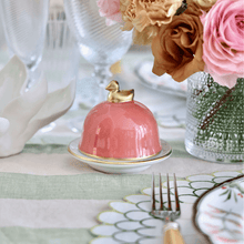 Load image into Gallery viewer, Sous Le Soleil Old Rose Butter Dish