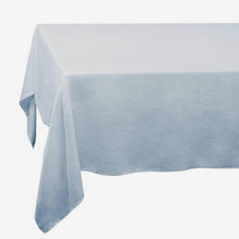Load image into Gallery viewer, Blue Linen Sateen Tablecloth