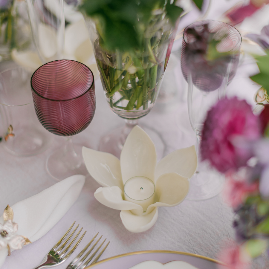 Bonadea Magnolia Tea Light Holder