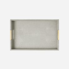 Load image into Gallery viewer, Modern Shagreen Desk Tray Dove
