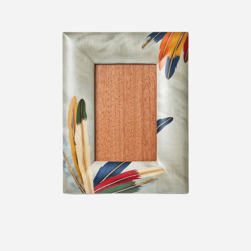 Silvia Furmanovich Plumes Marquetry Frame