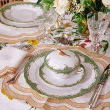 Load image into Gallery viewer, Fish Scale Bouillon Cup & Saucer