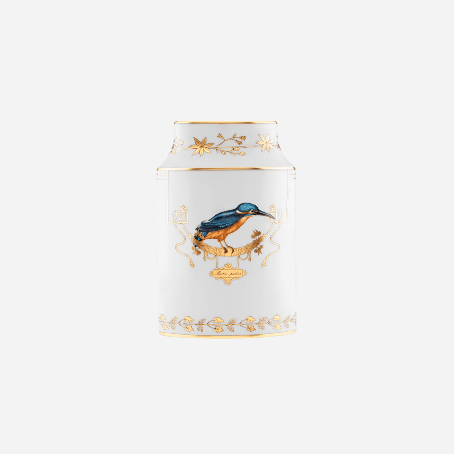 Ginori 1735 Volière Elliptical Vase