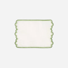 Load image into Gallery viewer, Willow Green Cocktail Napkin - Set of 4