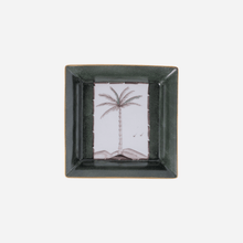 Load image into Gallery viewer, Palm Square Dish - Khaki Green