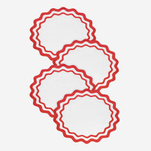 Load image into Gallery viewer, Ondas Placemat Burnt Orange Los Encajeros Bonadea