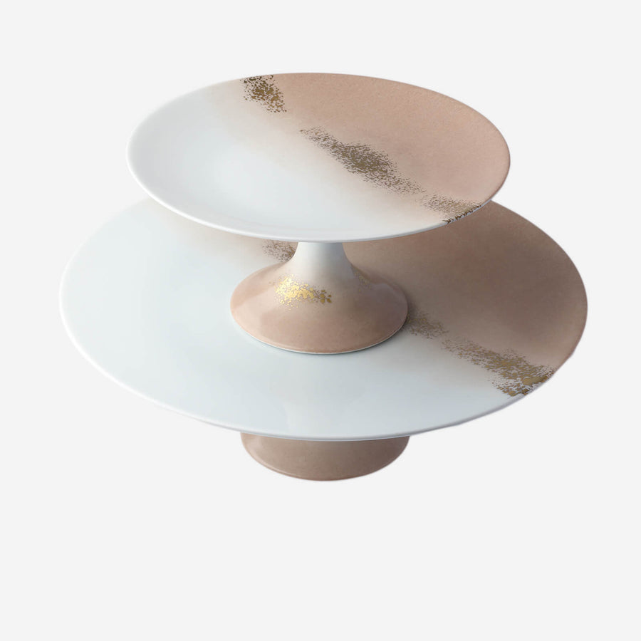 Marie Daâge Horizon Large Cake Stand Blush