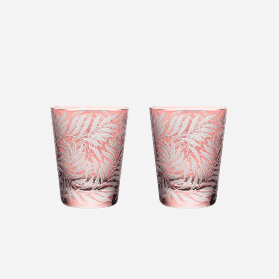 Artel Fern Medium Tumbler Rose - Set of 2