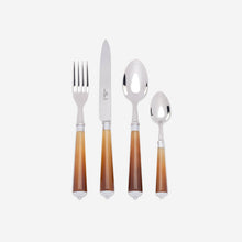 Load image into Gallery viewer, Alain Saint Joanis - Julia Dark Horn 4-Piece Cutlery Set