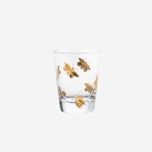 Load image into Gallery viewer, Firefly Tumbler hand engraved crystal with gold artel bonadea