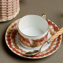 Load image into Gallery viewer, Marie Daage - Parure Handpainted Teacup & Saucer
