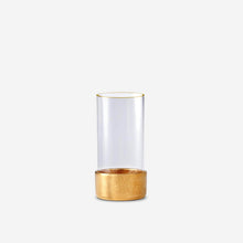 Load image into Gallery viewer, Alchimie Gold Hurricane Lantern Small