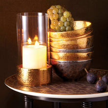 Load image into Gallery viewer, Alchimie Gold Hurricane Lantern Small