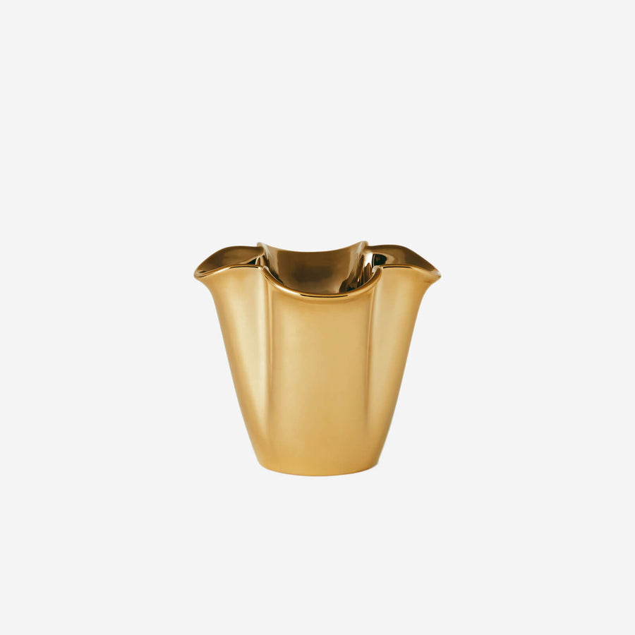Aerin Gilded Clover Small Vase