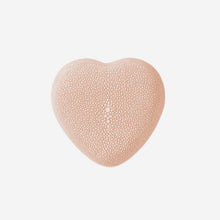Load image into Gallery viewer, Bonadea - Shagreen Heart Box Blush Aerin