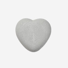 Load image into Gallery viewer, Shagreen Heart Box Dove