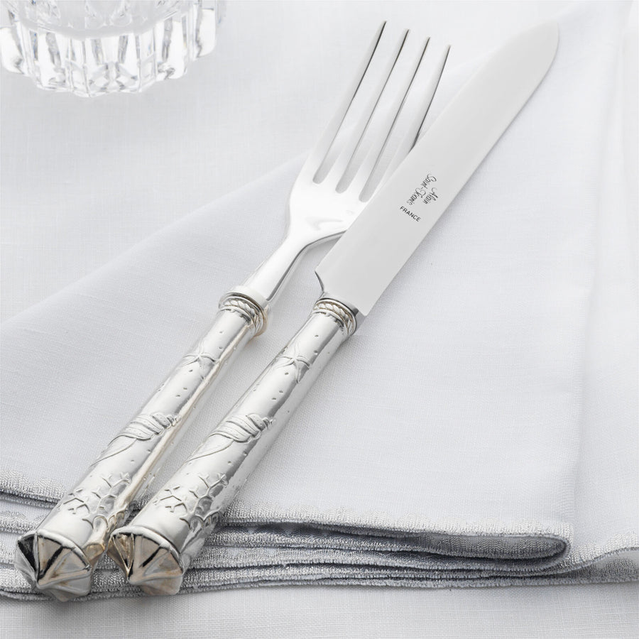 Alain Saint-Joanis Roi Corail 4-Piece Silver Plated Cutlery Set