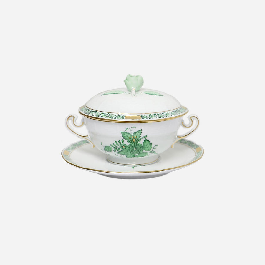 Herend Apponyi Bouillon Cup & Saucer