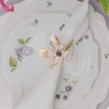 Load image into Gallery viewer, Dogwood Napkin Ring - Set of 4