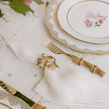 Load image into Gallery viewer, Bonadea Gingko Lead Napkin Ring