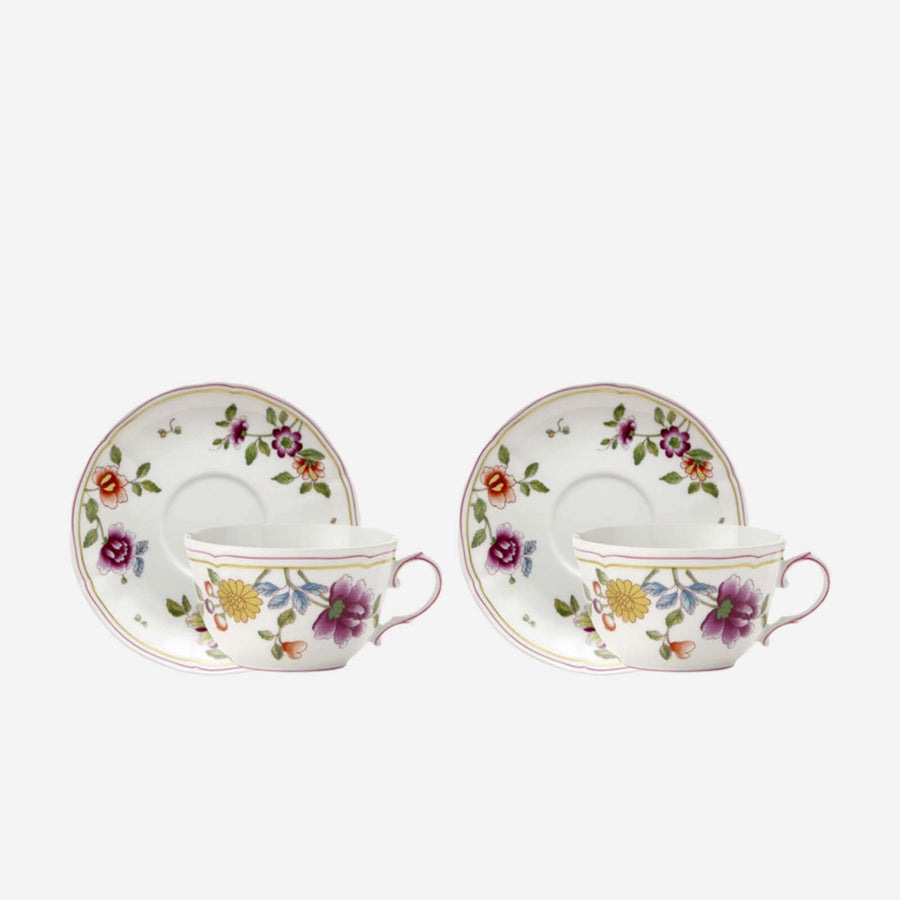 Ginori 1735 Granduca Coreana Teacups - Set of 2