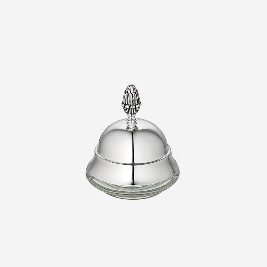 Christofle Malmaison Silver Plated Butter Dish
